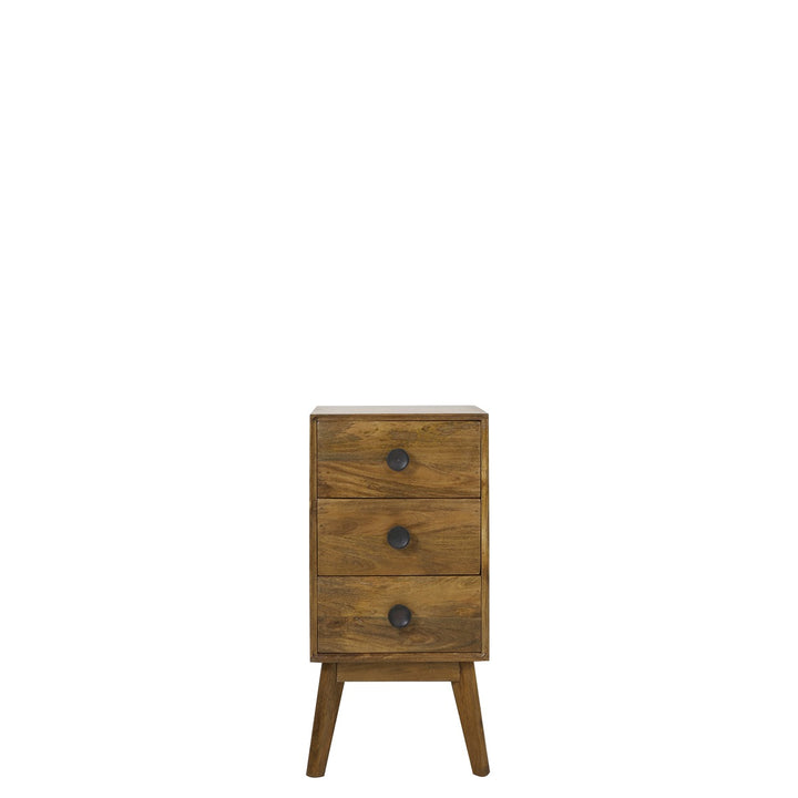 Espita 3 Drawer Wooden Cabinet - Brown Light & Living 1