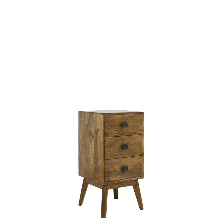 Espita 3 Drawer Wooden Cabinet - Brown Light & Living 3