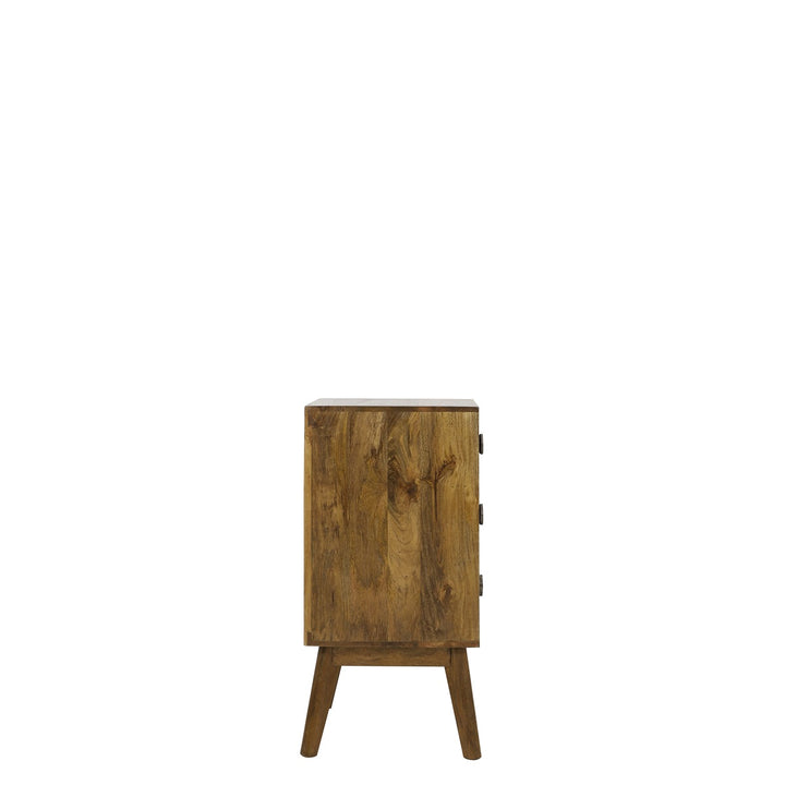 Espita 3 Drawer Wooden Cabinet - Brown Light & Living 5