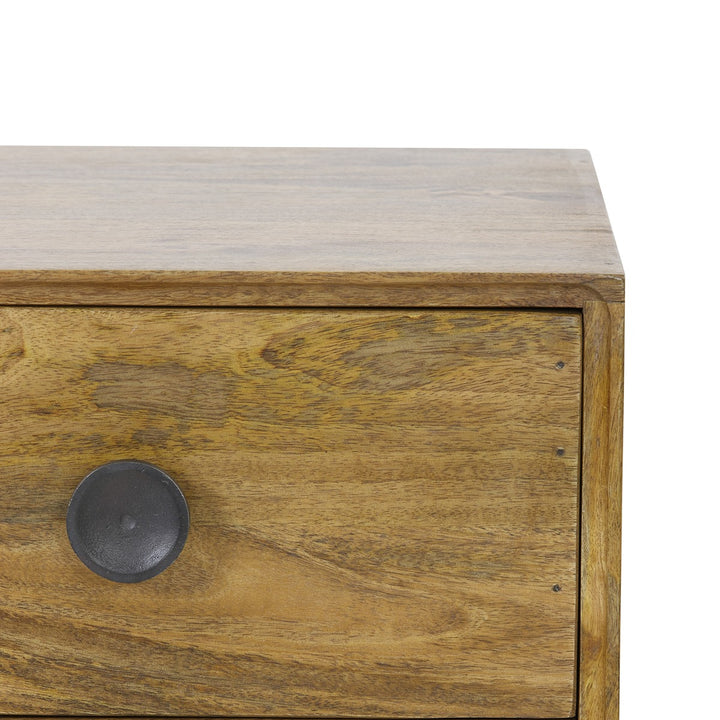 Espita 3 Drawer Wooden Cabinet - Brown Light & Living 6