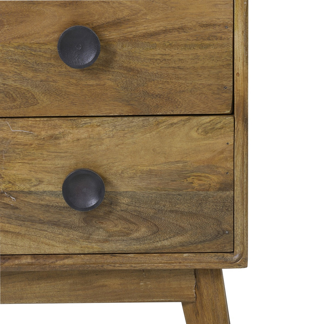 Espita 3 Drawer Wooden Cabinet - Brown Light & Living 8