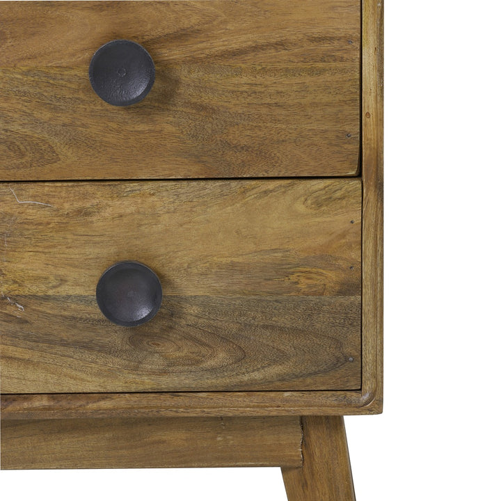 Espita 3 Drawer Wooden Cabinet - Brown Light & Living 8
