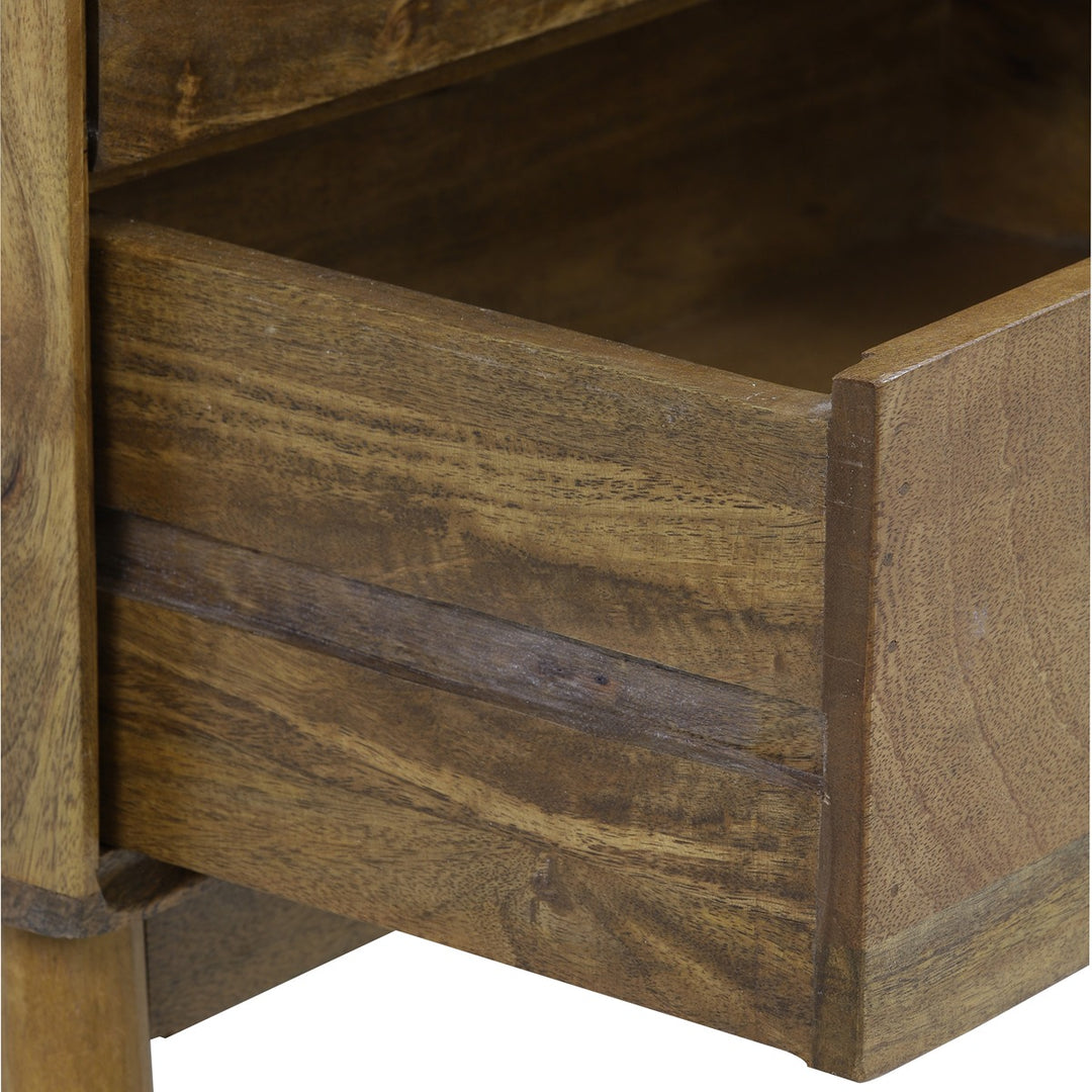 Espita 3 Drawer Wooden Cabinet - Brown Light & Living 9