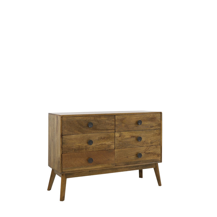 Espita 6 Drawer Wooden Cabinet - Brown Light & Living 6