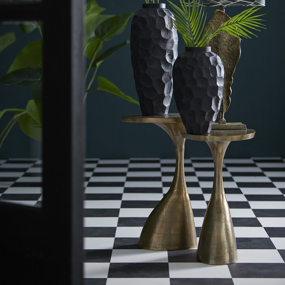Macau Side Table - Antique Bronze Light & Living 2