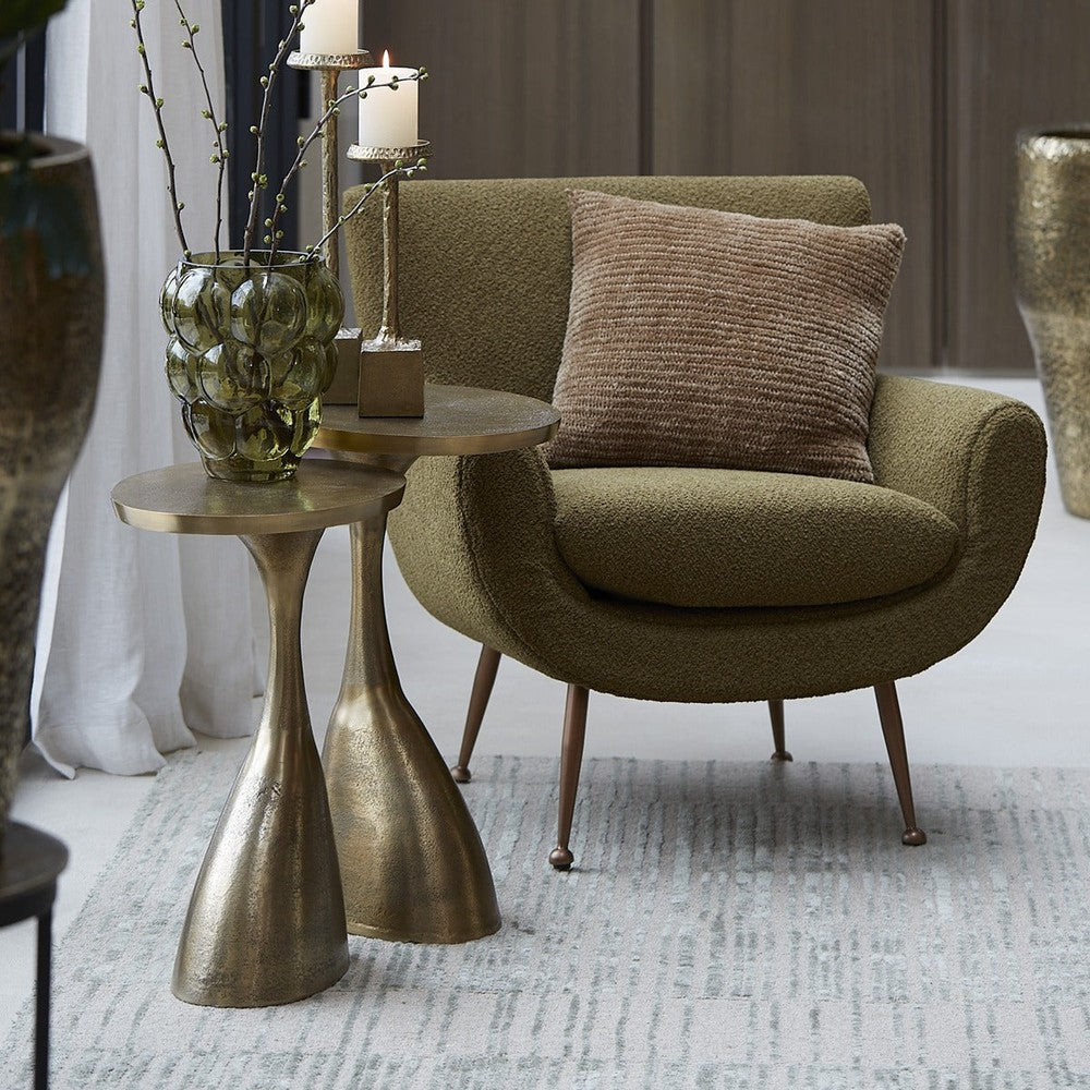 Macau Side Table - Antique Bronze Light & Living 3