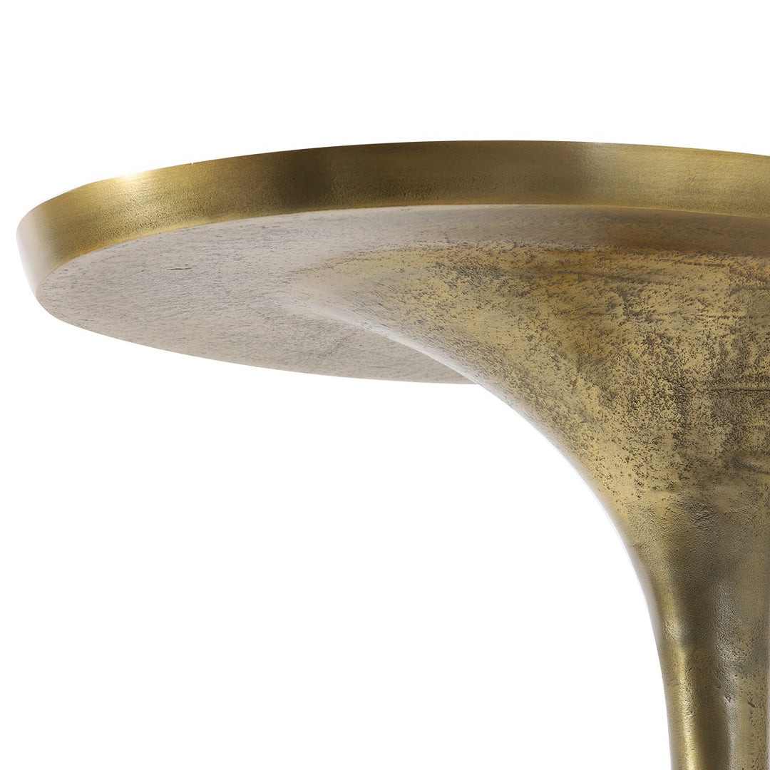 Macau Side Table - Antique Bronze Light & Living 8