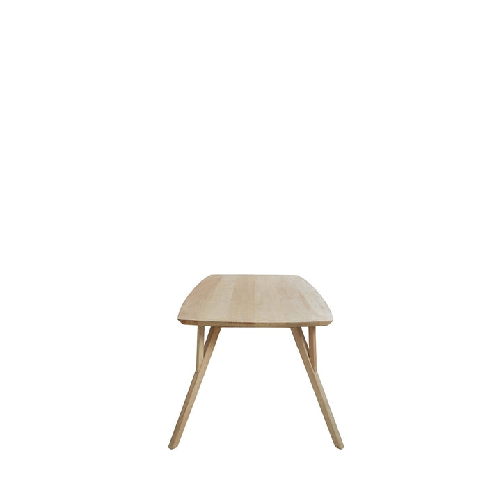 Quenza Mango Wood Rectangular Dining Table - Natural Light & Living 6
