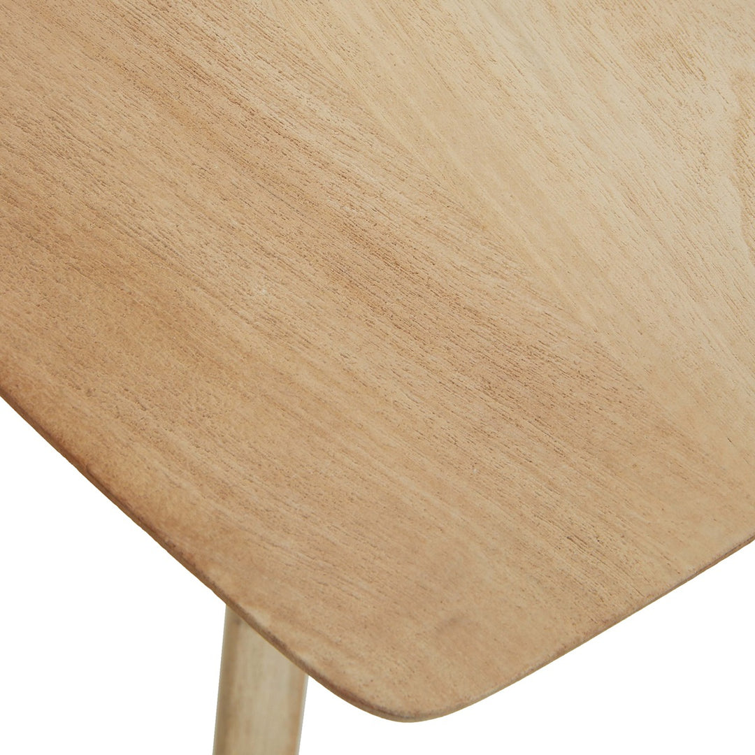 Quenza Mango Wood Rectangular Dining Table - Natural Light & Living 11
