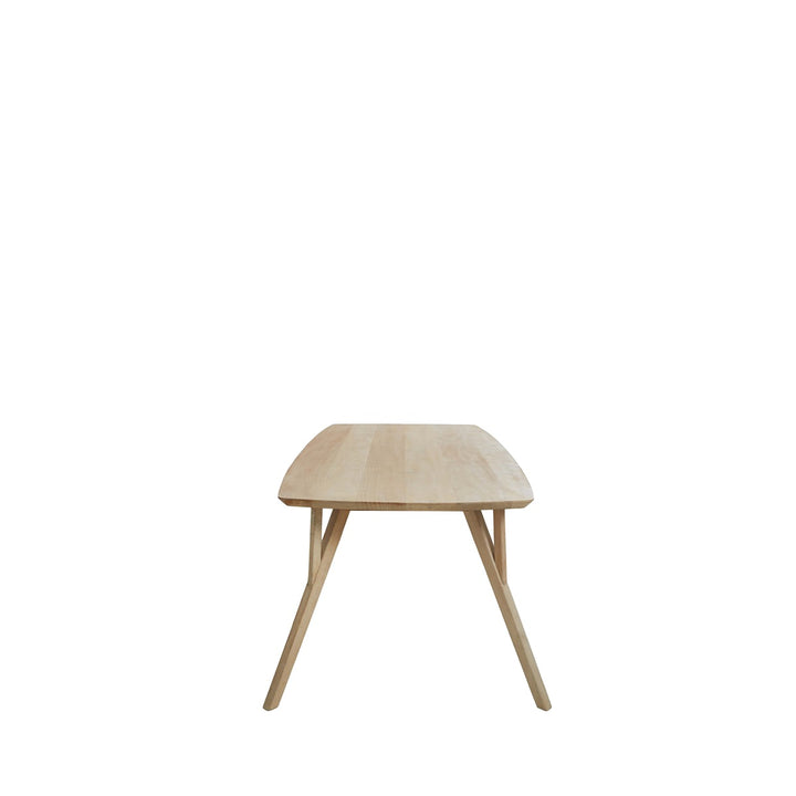 Quenza Mango Wood Rectangular Dining Table - Natural Light & Living 15