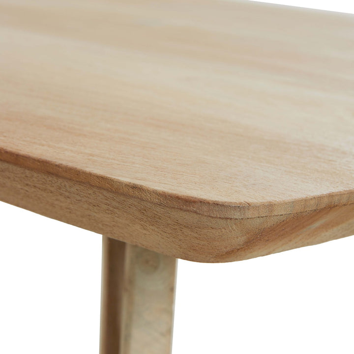 Quenza Mango Wood Rectangular Dining Table - Natural Light & Living 19