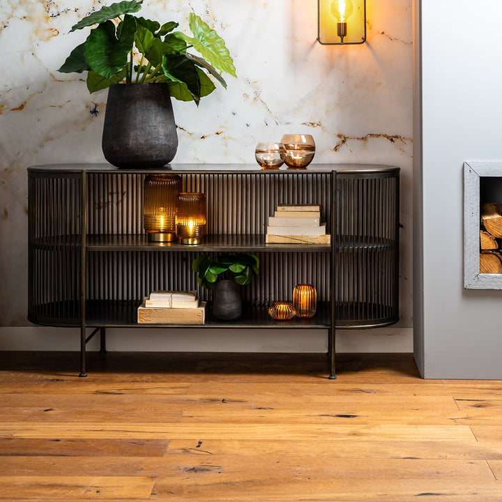 Yinthe Tall Display Unit - Black Light & Living 2