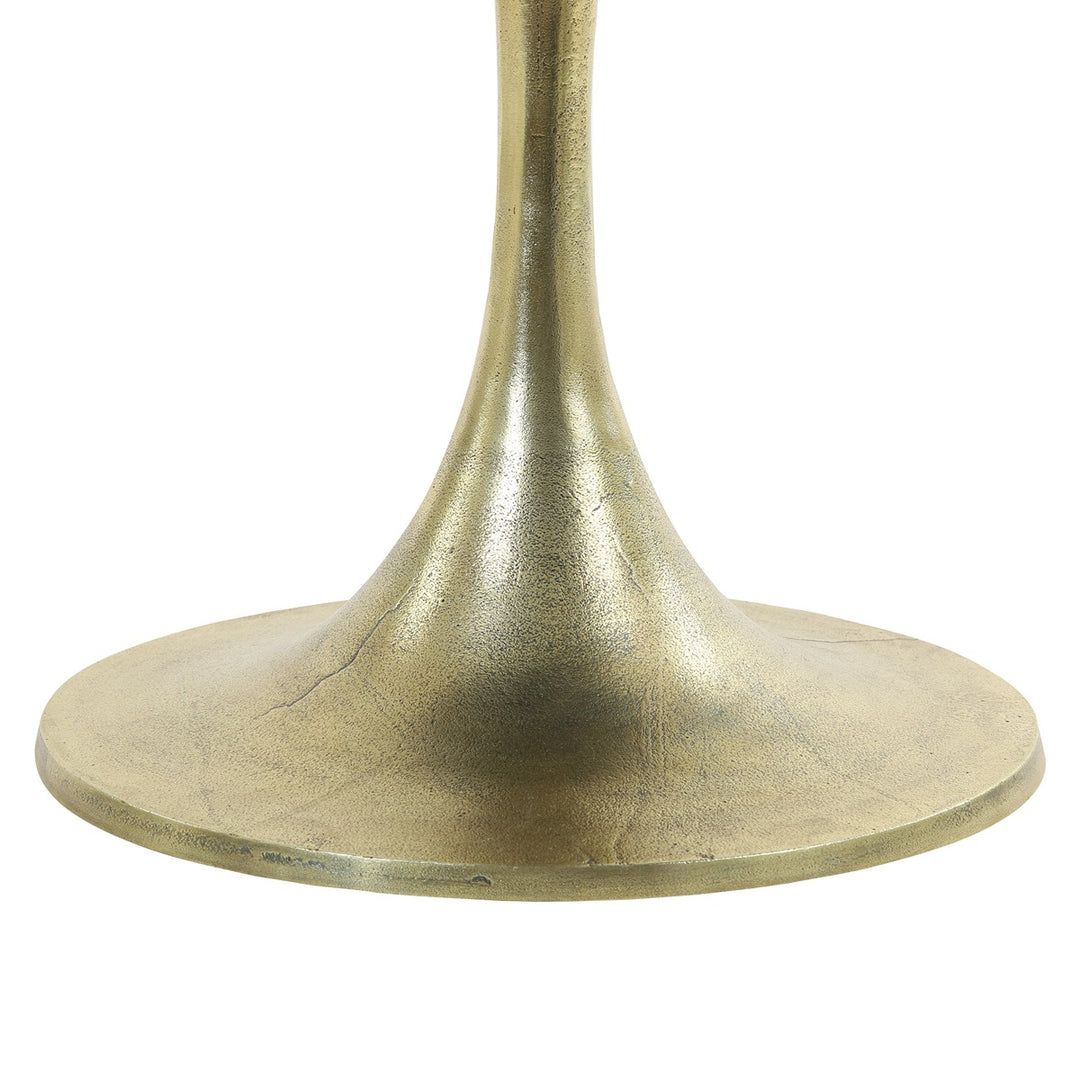 Rickerd Marble Side Table - Antique Bronze Light & Living 3