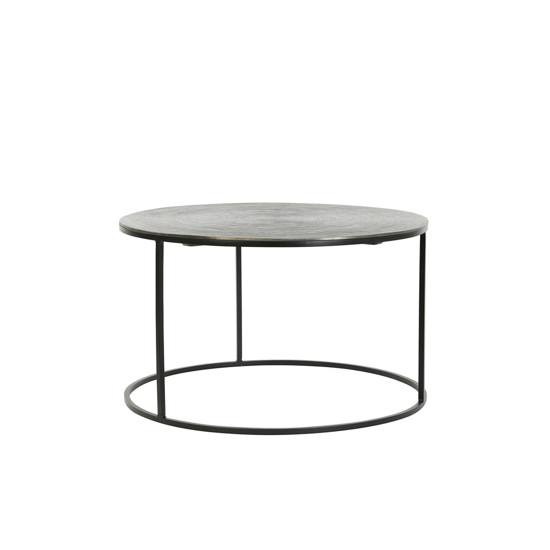 Primo Set of 2 Round Coffee Tables - Black Light & Living 4