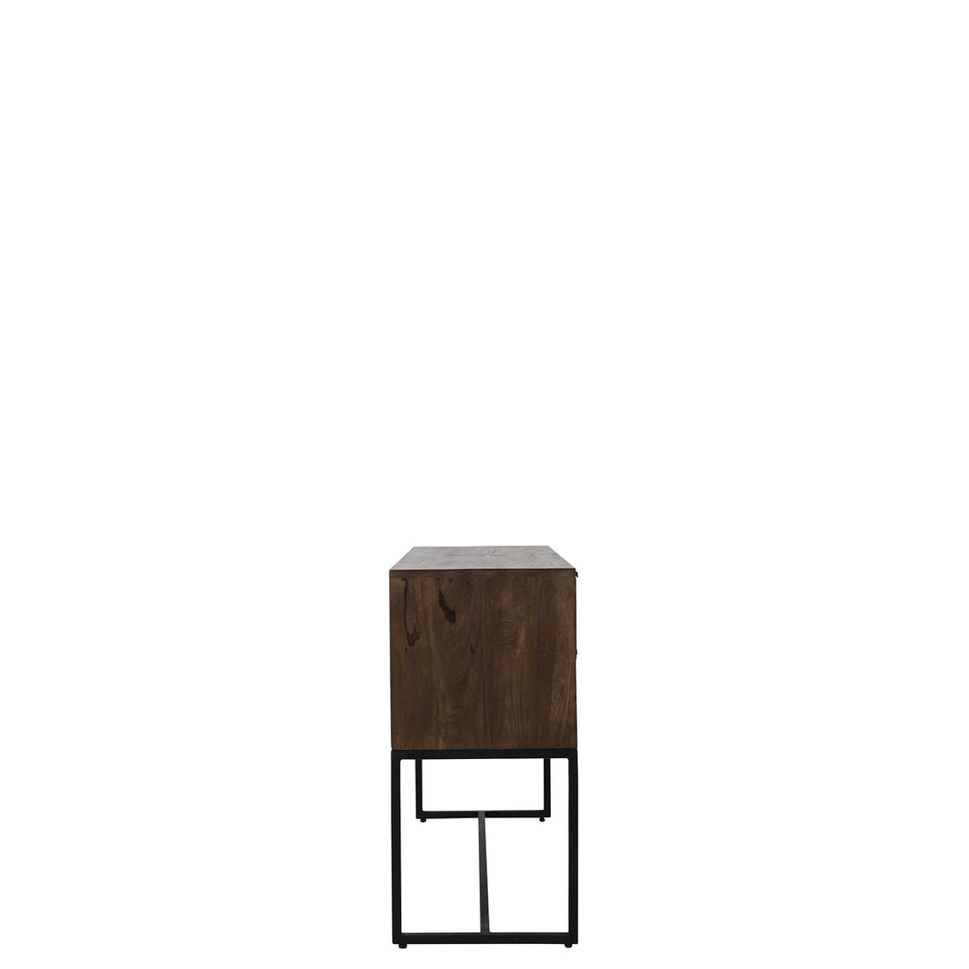 Meave Wooden Console Table - Dark Brown Light & Living 6