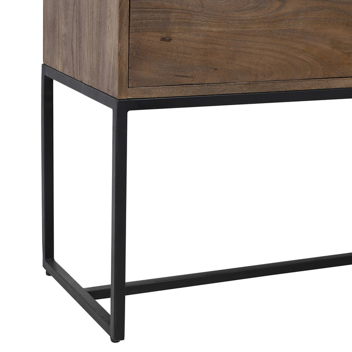 Meave Wooden Console Table - Dark Brown Light & Living 8