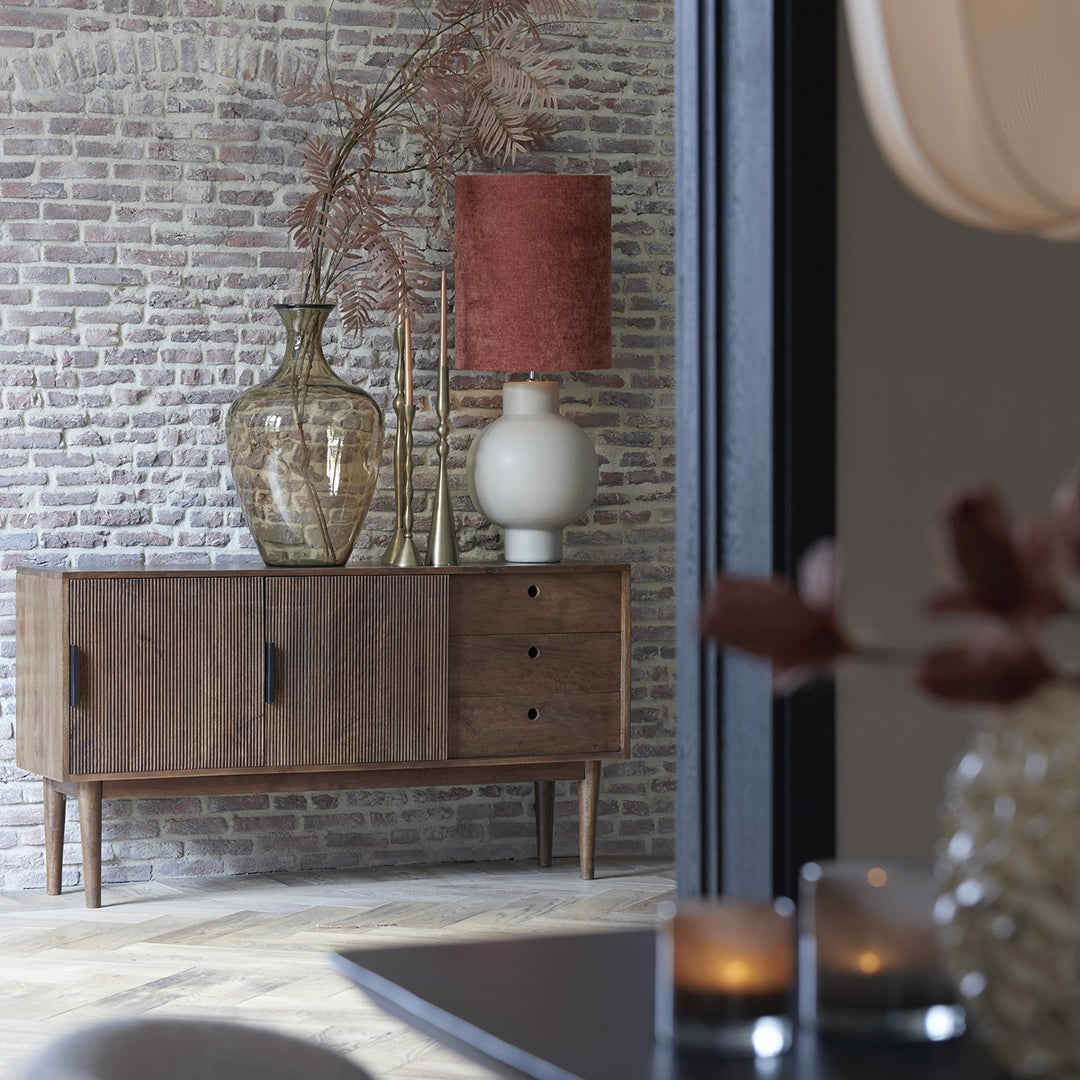 Bitika Wooden Sideboard - Dark Brown Light & Living 2