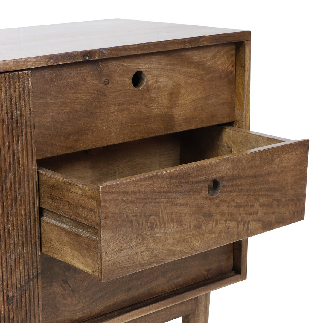 Bitika Wooden Sideboard - Dark Brown Light & Living 12