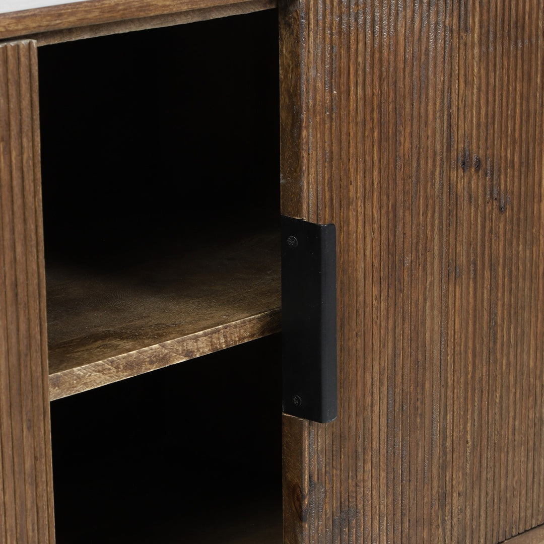 Bitika Wooden Sideboard - Dark Brown Light & Living 13