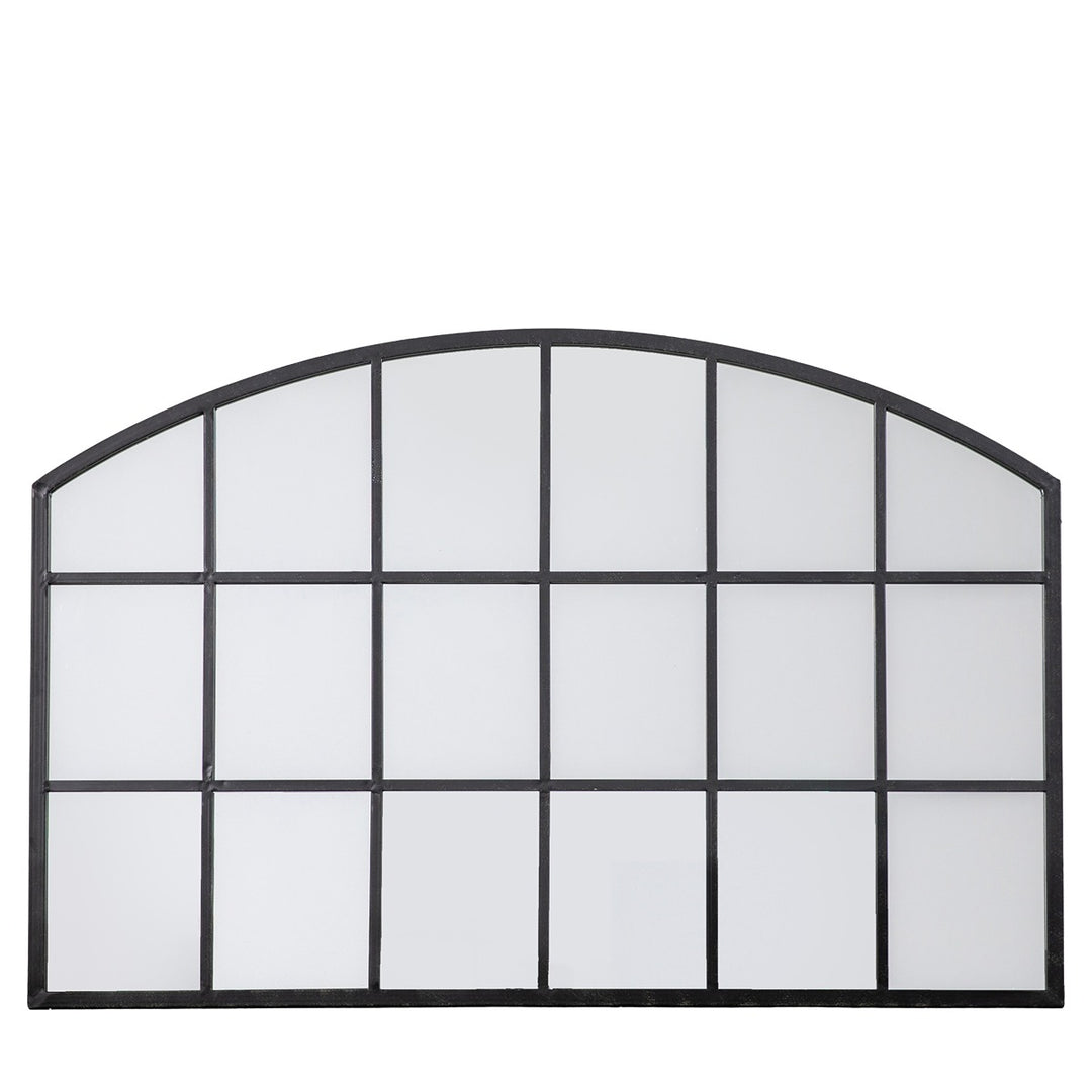 Wingham Arch Mirror - Black GalleryDirect 1