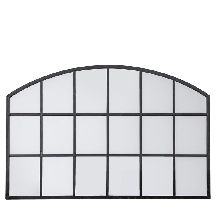 Wingham Arch Mirror - Black GalleryDirect 1