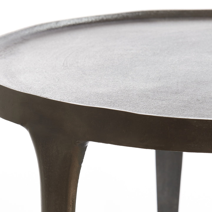 Tobias Set of 2 Round Coffee Tables - Dark Brown Light & Living 5