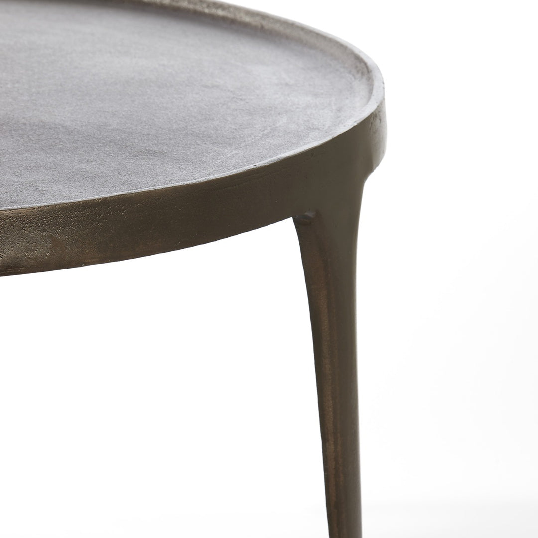 Tobias Set of 2 Round Coffee Tables - Dark Brown Light & Living 6