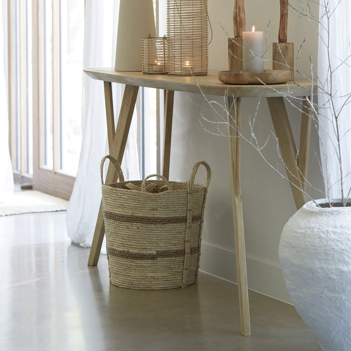 Quenza Mango Wood Console Table - Natural Light & Living 2