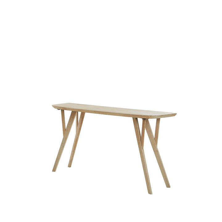 Quenza Mango Wood Console Table - Natural Light & Living 3