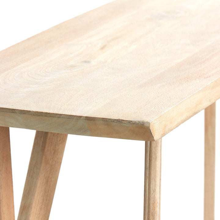 Quenza Mango Wood Console Table - Natural Light & Living 6