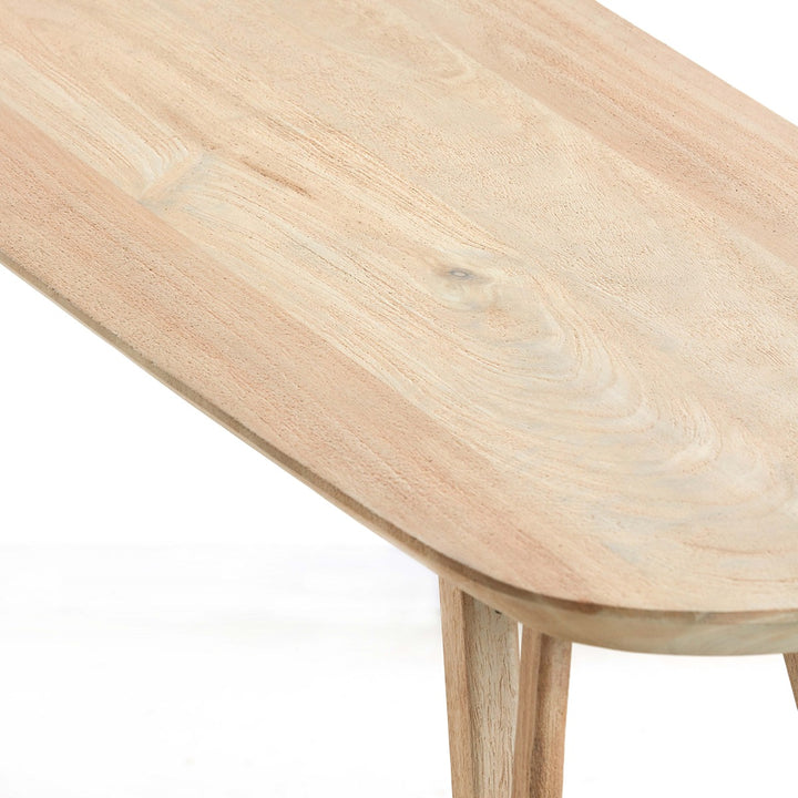 Quenza Mango Wood Console Table - Natural Light & Living 7