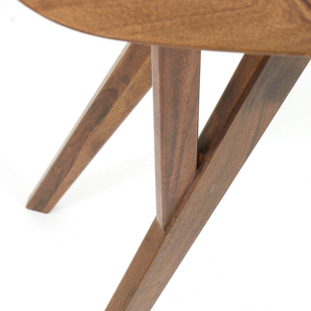 Quenza Acacia Wood Console Table - Brown Light & Living 12