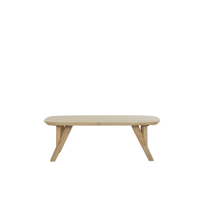 Quenza Mango Wood Rectangular Coffee Table - Natural Light & Living 1