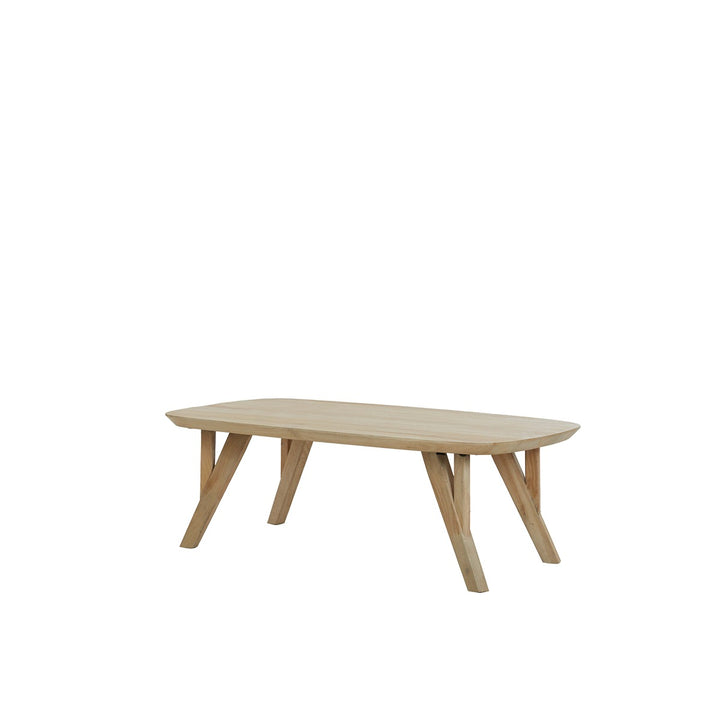 Quenza Mango Wood Rectangular Coffee Table - Natural Light & Living 2