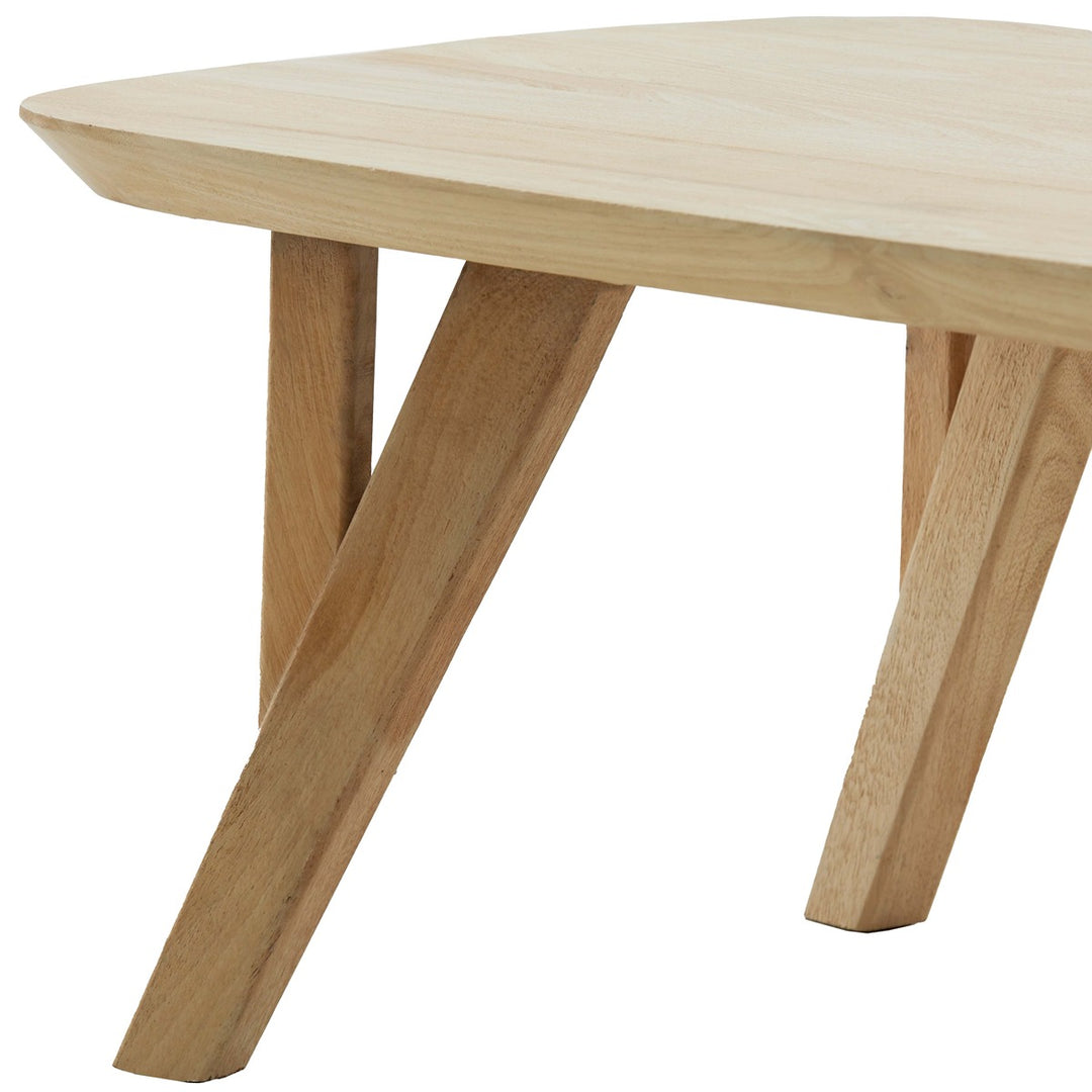 Quenza Mango Wood Rectangular Coffee Table - Natural Light & Living 7