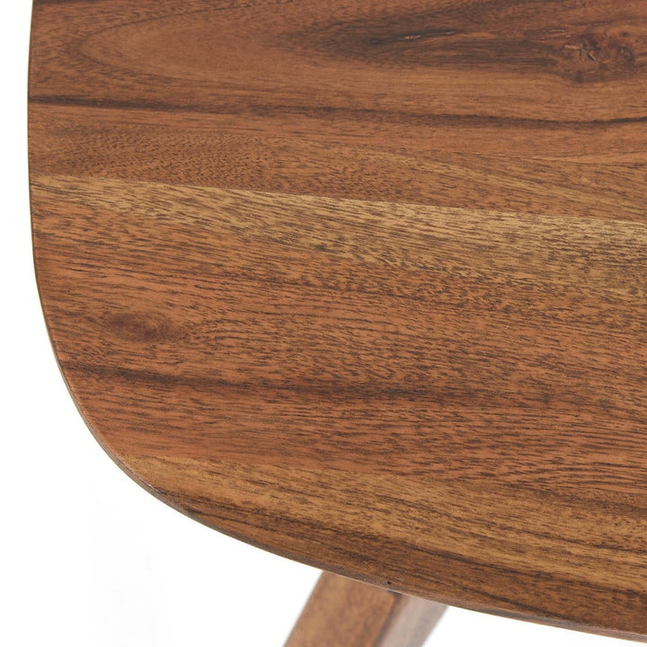 Quenza Acacia Wood Rectangular Coffee Table - Brown Light & Living 7