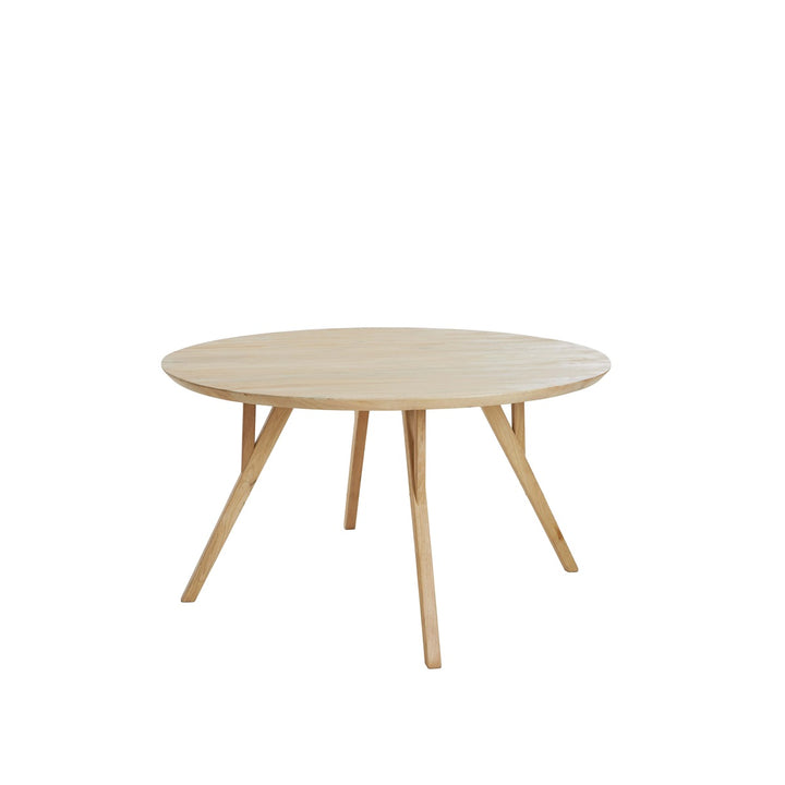 Quenza Mango Wood Round Dining Table - Natural Light & Living 11
