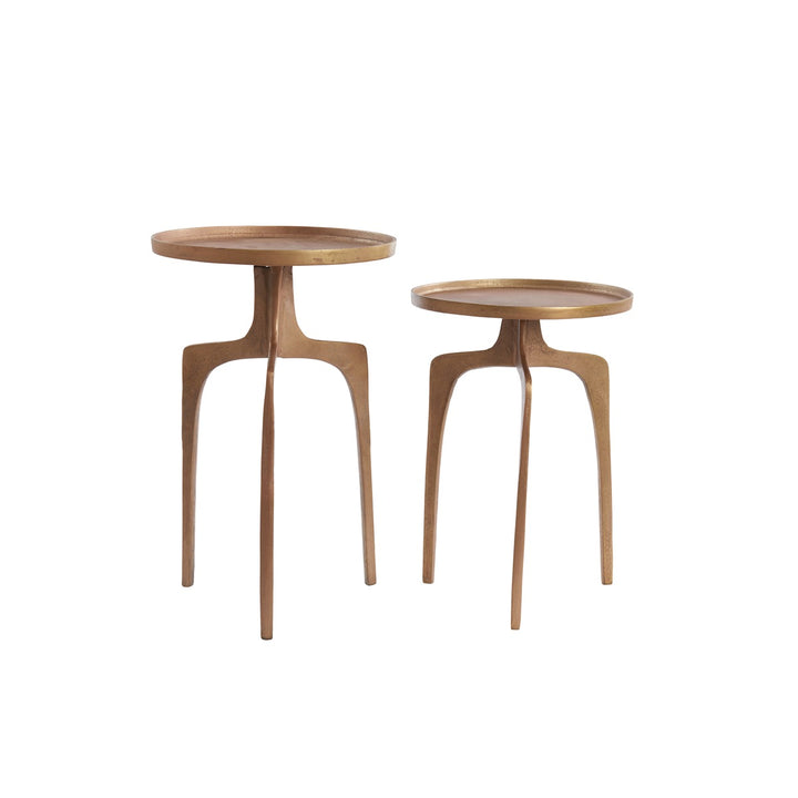 Pano Set of 2 Side Tables - Bronze Light & Living 3