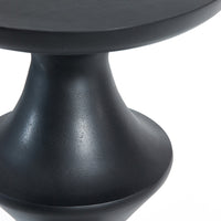 Light & Living Loboc Matt Black Side Table - Large