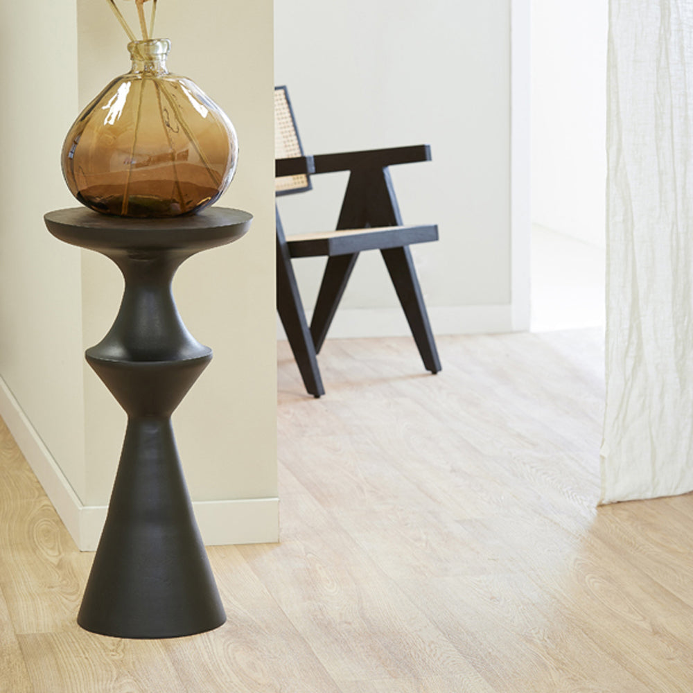 Light & Living Loboc Matt Black Side Table - Large