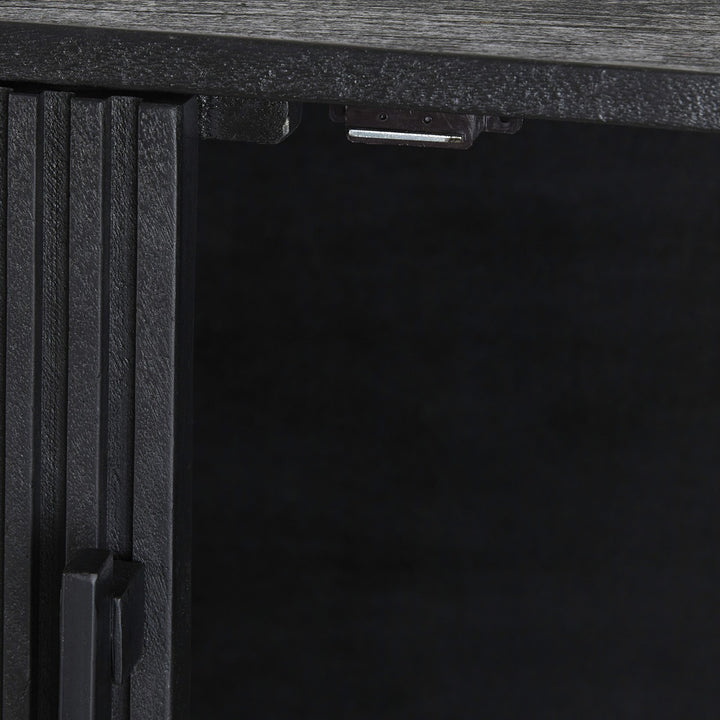 Abage Wooden Sideboard - Black Light & Living 7