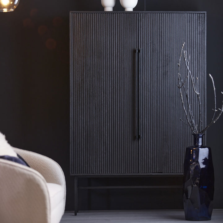 Abage Wooden Cabinet - Black Light & Living 2