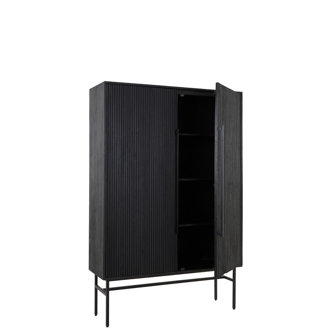 Abage Wooden Cabinet - Black Light & Living 5