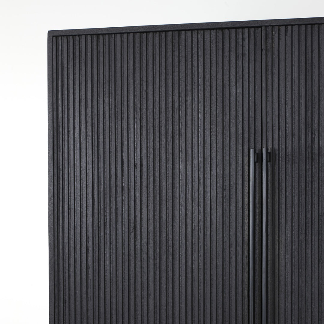Abage Wooden Cabinet - Black Light & Living 7