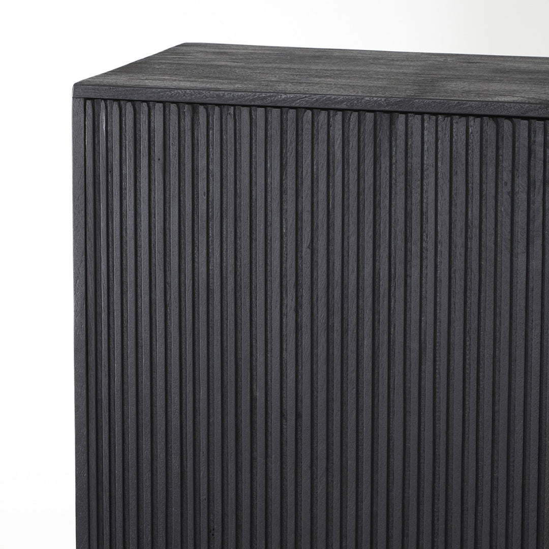 Abage Wooden Cabinet - Black Light & Living 8
