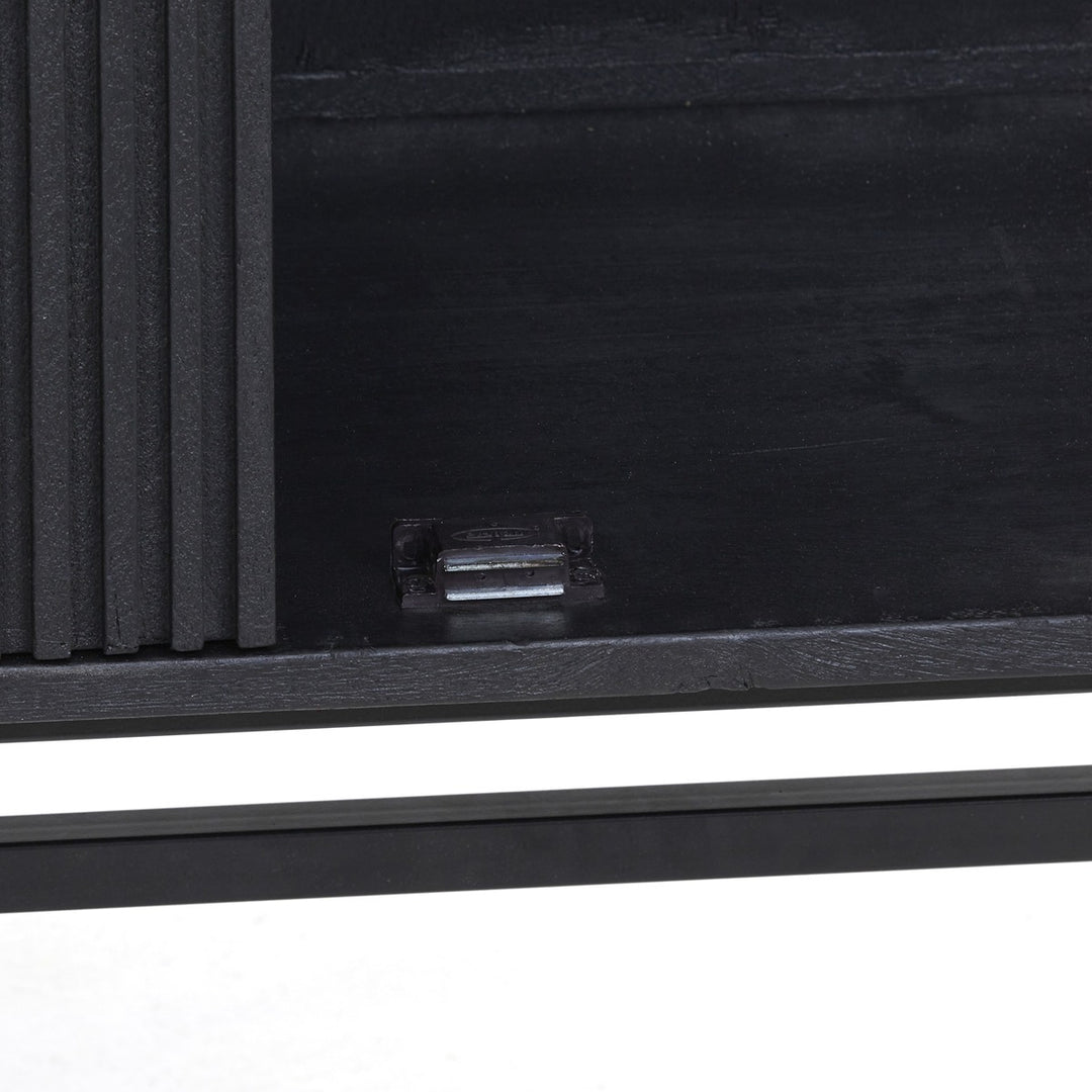 Abage Wooden Cabinet - Black Light & Living 10