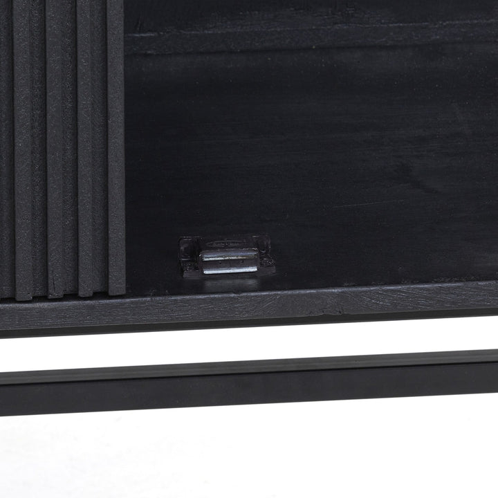 Abage Wooden Cabinet - Black Light & Living 10