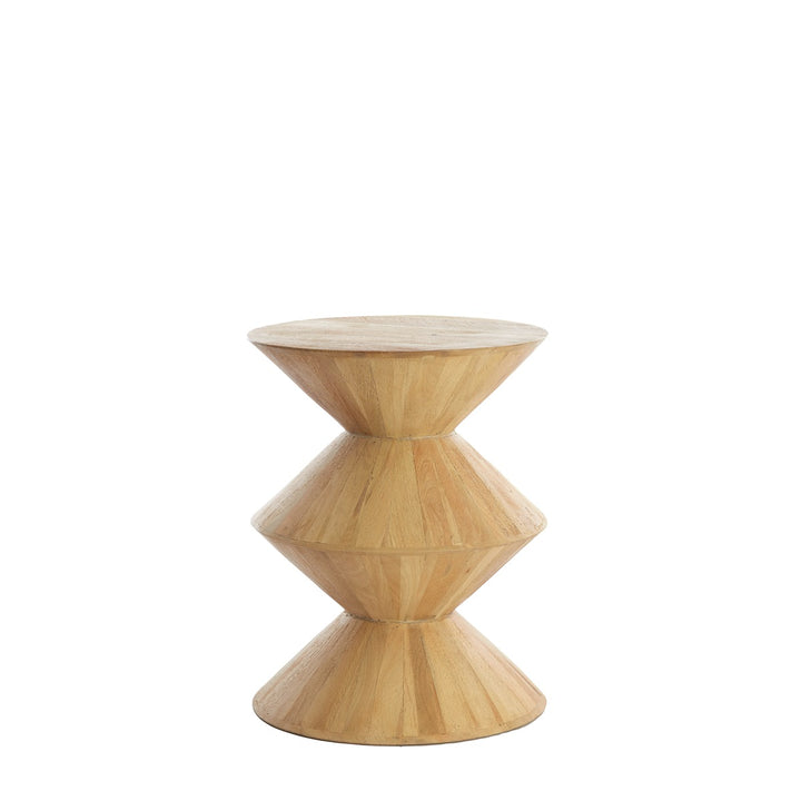 Larus Mango Wood Side Table - Natural Light & Living 1
