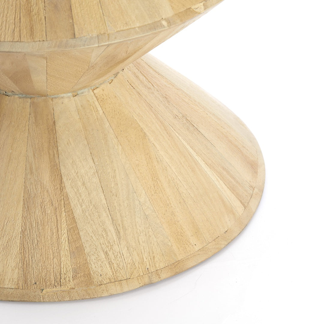 Larus Mango Wood Side Table - Natural Light & Living 6