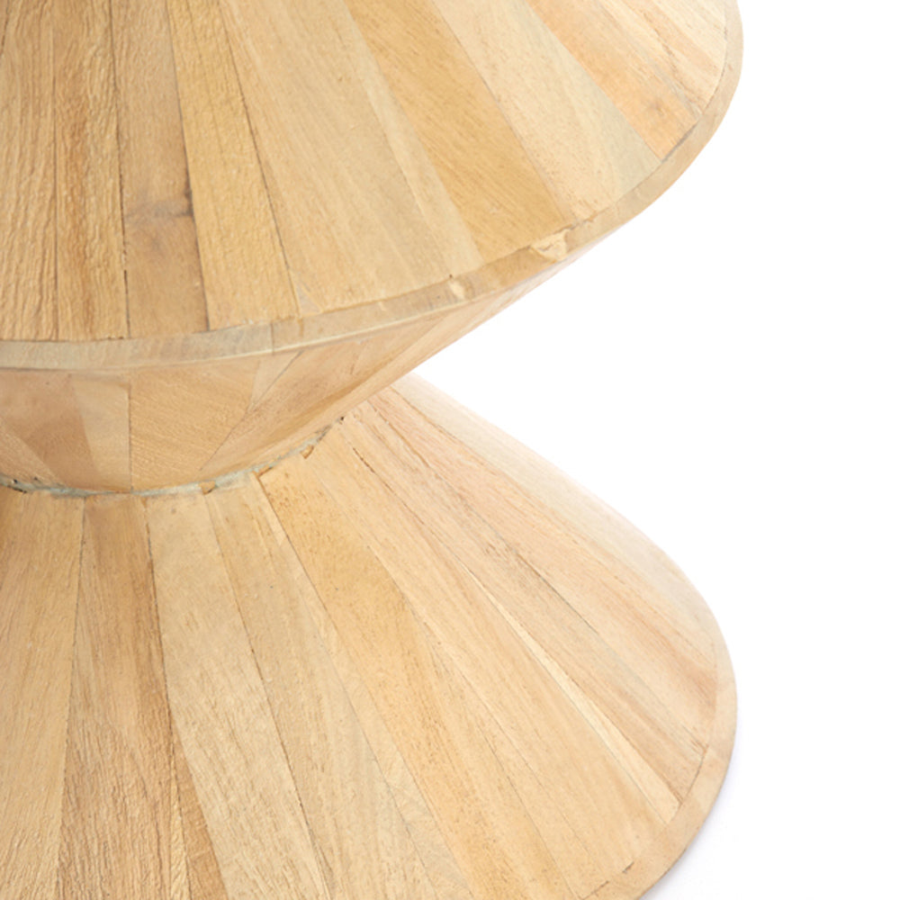 Light & Living Larus Natural Mango Wood Side Table - 40x50cm